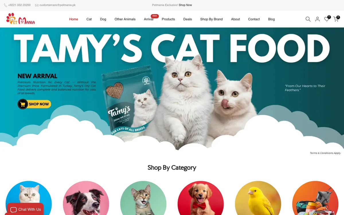 Pet Mania store screenshot