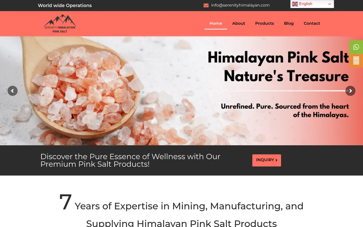 Serenity Himalayan store screenshot